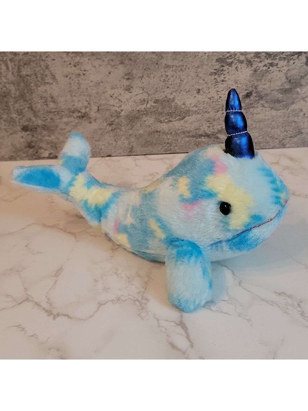 Circus Circus Pastel Rainbow Narwhal stuffed animal